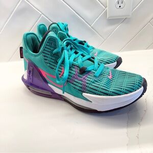Nike LeBron Witness 6 Men's Basketball Shoes Size 9 Multicolor Casual Athletic